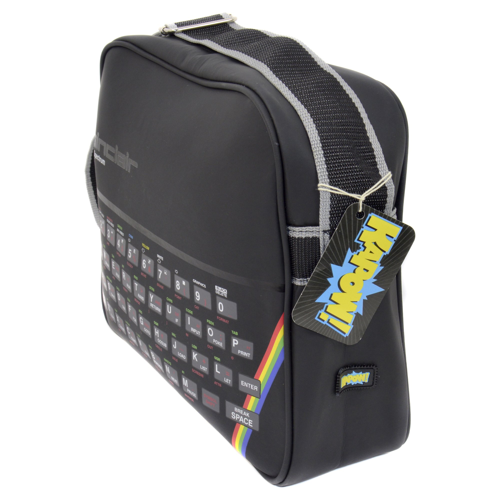 バッグ risasan Spectrum bag - cool retro Sinclair ZX Spectrum Bag. 80s gaming